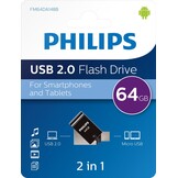 Philips FM64DA148B USB 2.0 64GB 2-in-1 - USB-stick