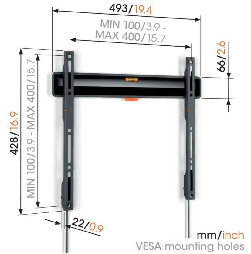 Vogel's TVM 3405 Muurbeugel (37-77 inch) - TV muurbeugel
