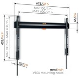 Vogel's TVM 3605 Muurbeugel (40 - 100 inch) - TV muurbeugel