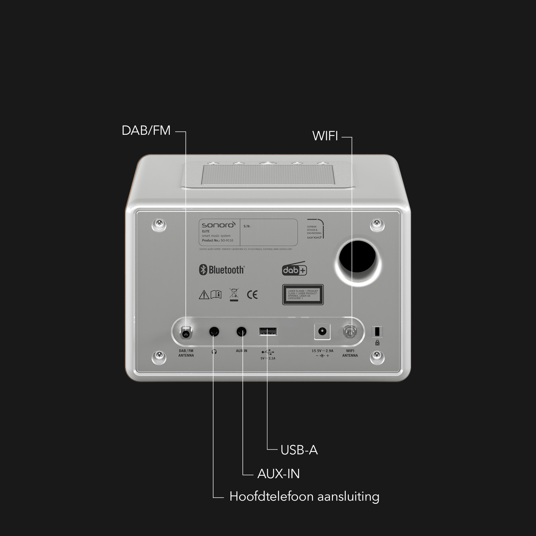 Sonoro RELAX X Zilver - Radio