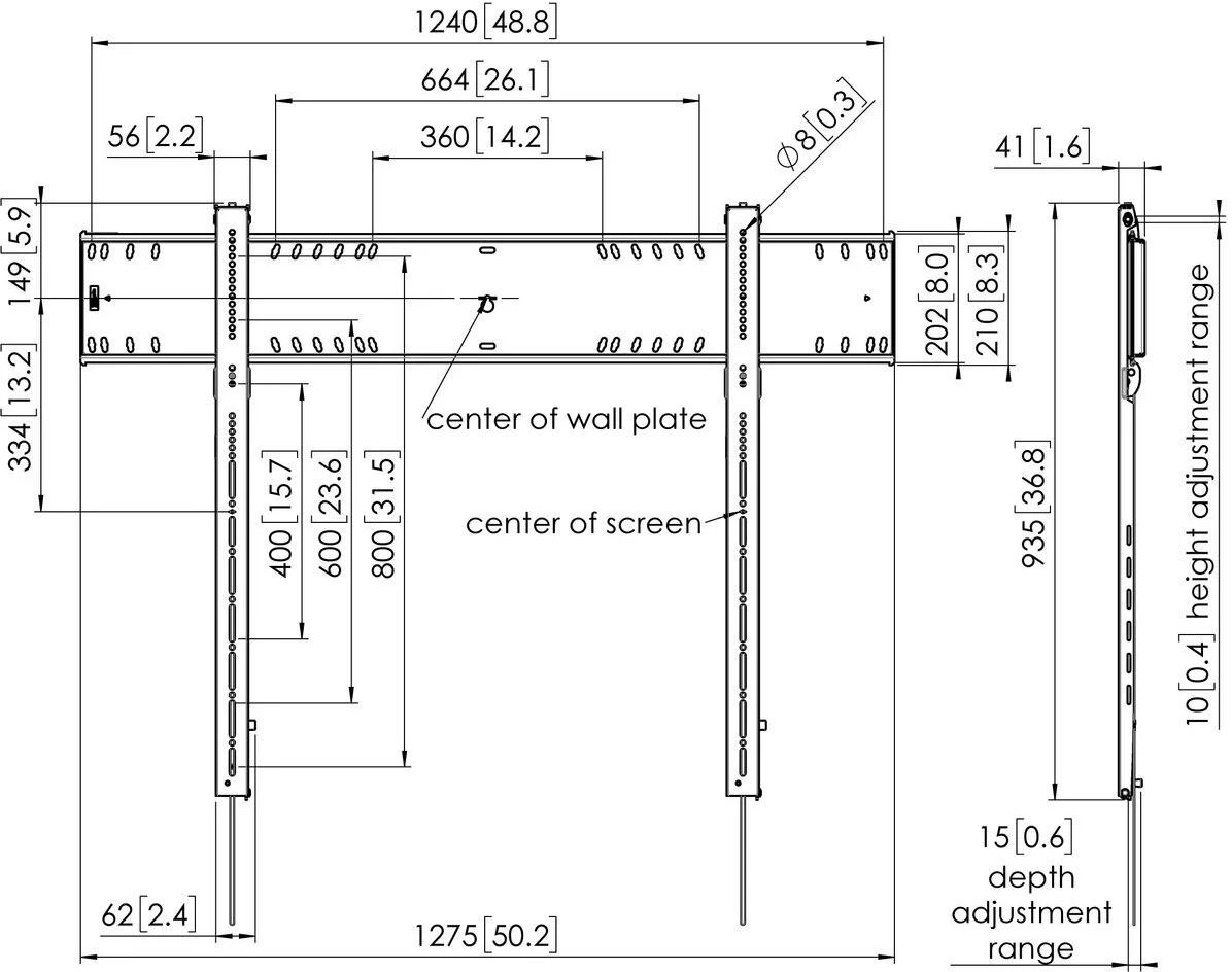 Vogel's PFW 6900 Display muurbeugel - TV muurbeugel