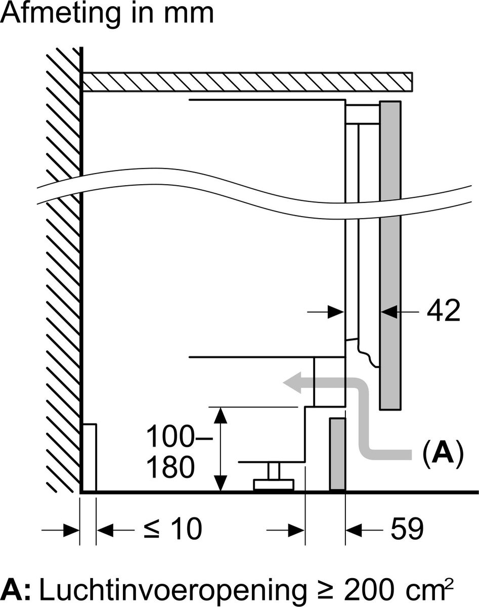 Bosch KUR21VFE0 - Onderbouw koelkast