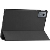 Just in Case Lenovo Idea Tab TriFold Smart Book Case Zwart - Tablethoes