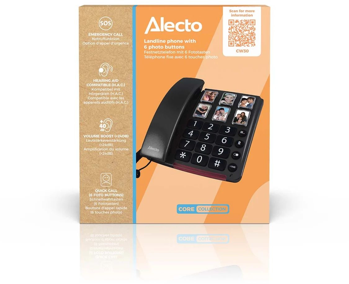 Alecto CW30 - Senioren telefoon