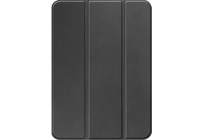 Just in Case iPad 2025 (11th Gen) / iPad 2022 (10th Gen) Smart Tri-Fold Case Zwart - Tablethoes