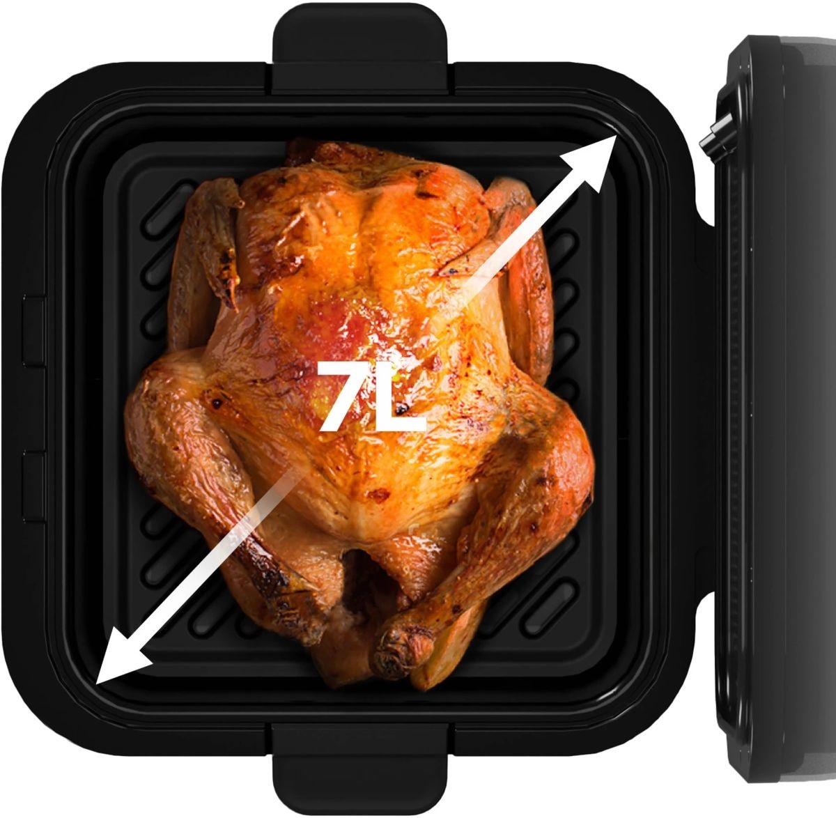 Inventum GF730HLDB - Hetelucht friteuse