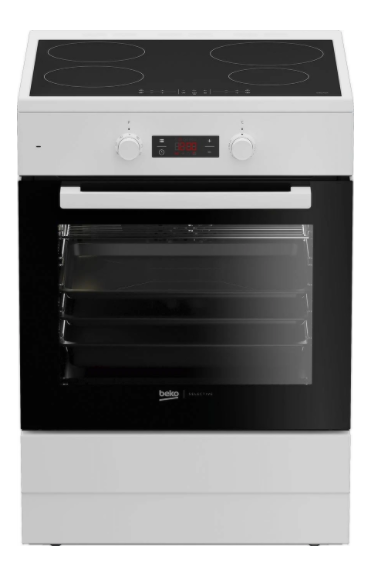 Beko FSM69301GWS  - Inductiefornuis