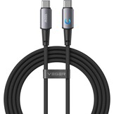 Veger CC1 USB-C naar USB-C kabel 1.5m Braided Aluminium 100 Watt