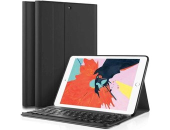 Just in Case Premium Bluetooth keyboard hoes voor iPad 9.7 (2017/2018) Zwart - Tablethoes