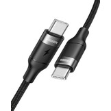 Veger CC02 USB-C naar USB-C kabel 1.5m Braided Nylon