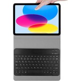 Just in Case Premium Bluetooth Keyboard Cover - Apple iPad 2022 - Zwart - Tablethoes