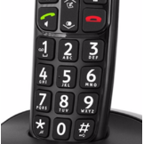 Doro PhoneEasy 110 Duo Zwart - Senioren telefoon