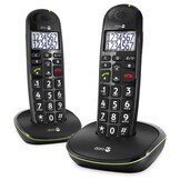 Doro PhoneEasy 110 Duo Zwart - Senioren telefoon