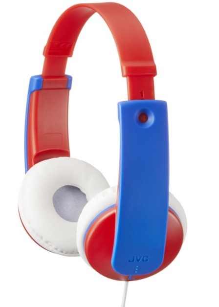 JVC HA-KD7-RNE Blauw/Rood - Kinder koptelefoon