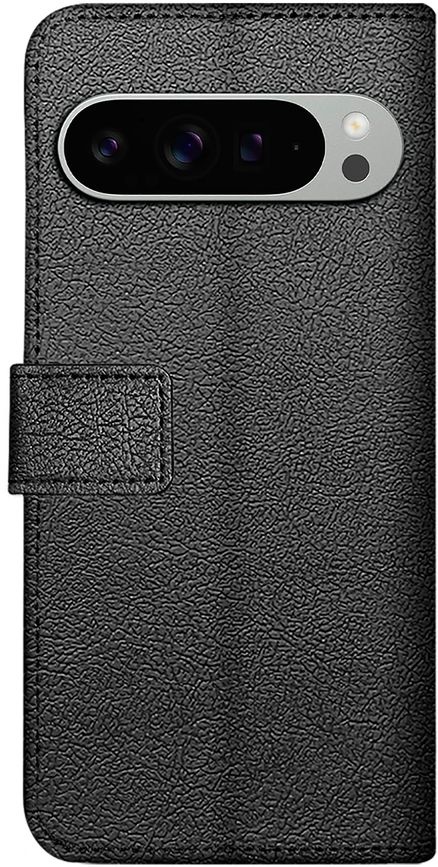 Just in Case Google Pixel 9 Pro XL PU leather Book Case Zwart - Telefoonhoesje