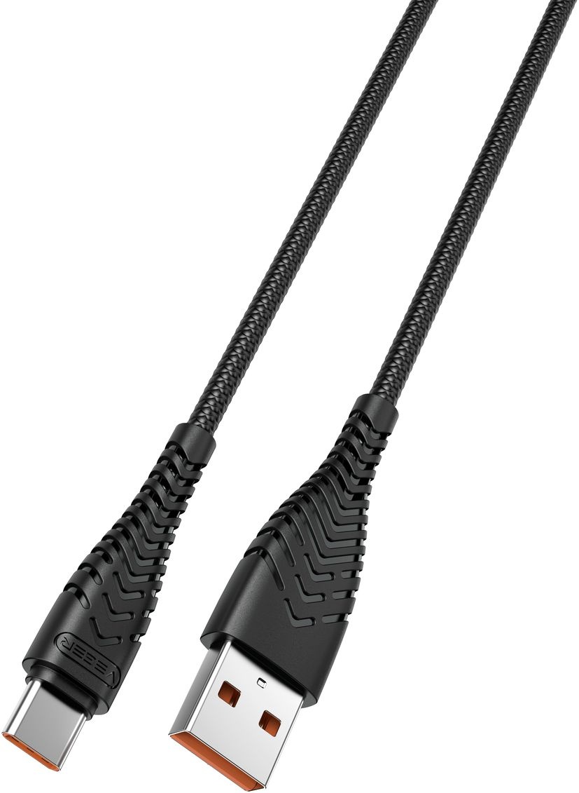 Veger V104 USB-A naar USB-C kabel 1.2m Nylon