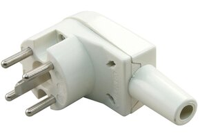 Perilex 5-pins stekker haaks Beige