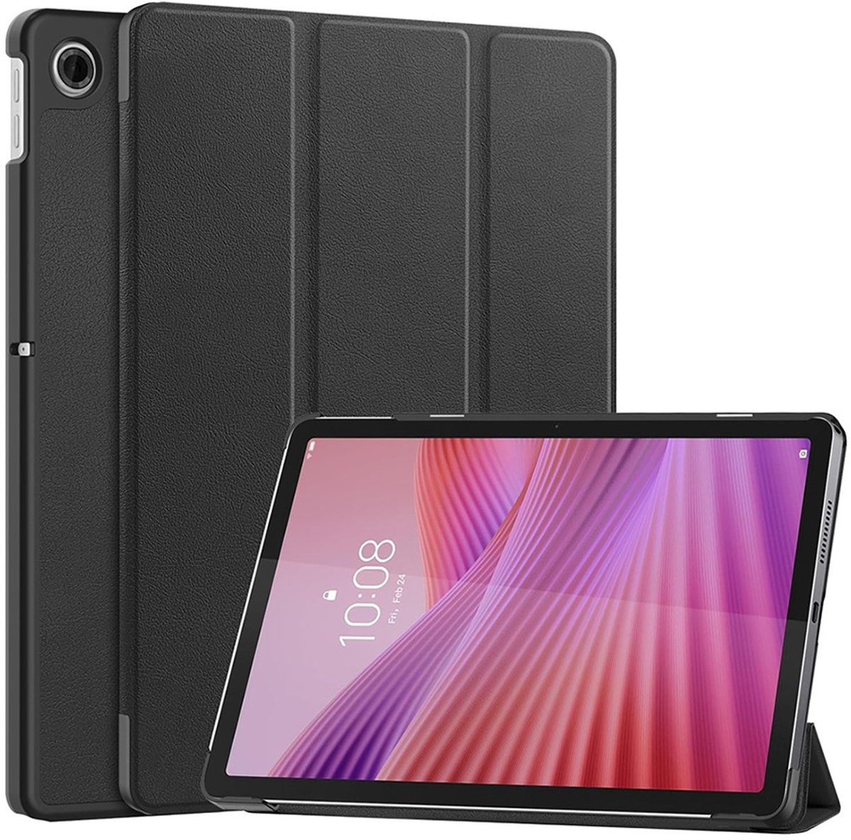 Just in Case Lenovo Tab Smart Trifold Case Zwart - Tablethoes