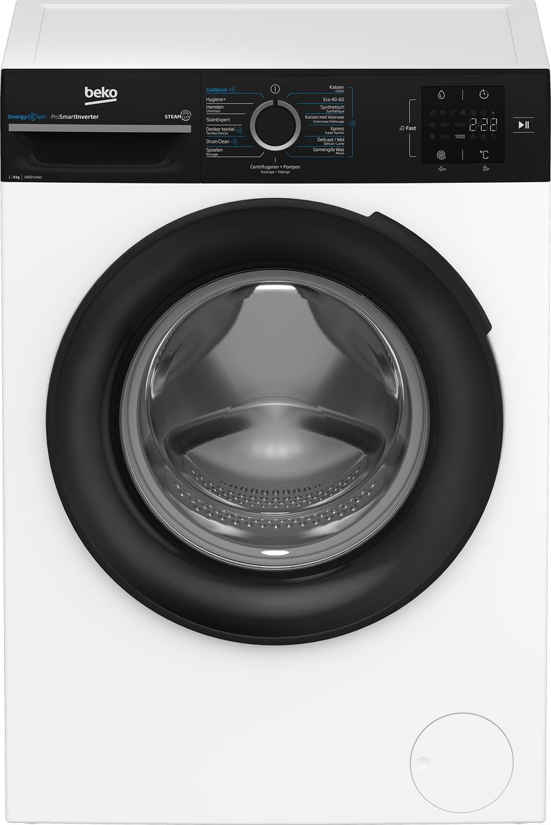 Beko BM3WFT3941B EnergySpin - Wasmachine