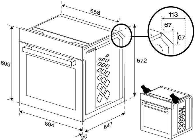 Beko BBIE12100XD - Inbouw oven