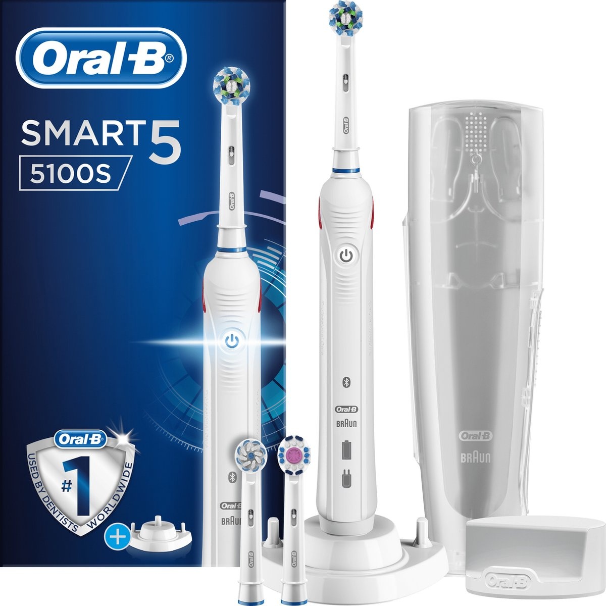 Oral-B Smart 5 5100S White - Elektrische tandenborstel