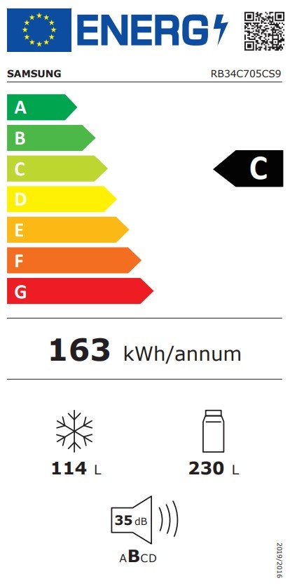 Samsung RB34C705CS9/EF - Koel-vriescombinatie