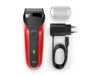 Braun Series 3 300s Rood - Scheerapparaat