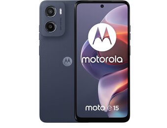 Motorola Moto e15 64GB 4G Denim Blue - Mobiele telefoon