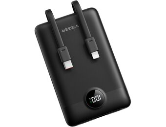 Veger C11 W1170 Mini Portable 10.000mAh Zwart - Powerbank