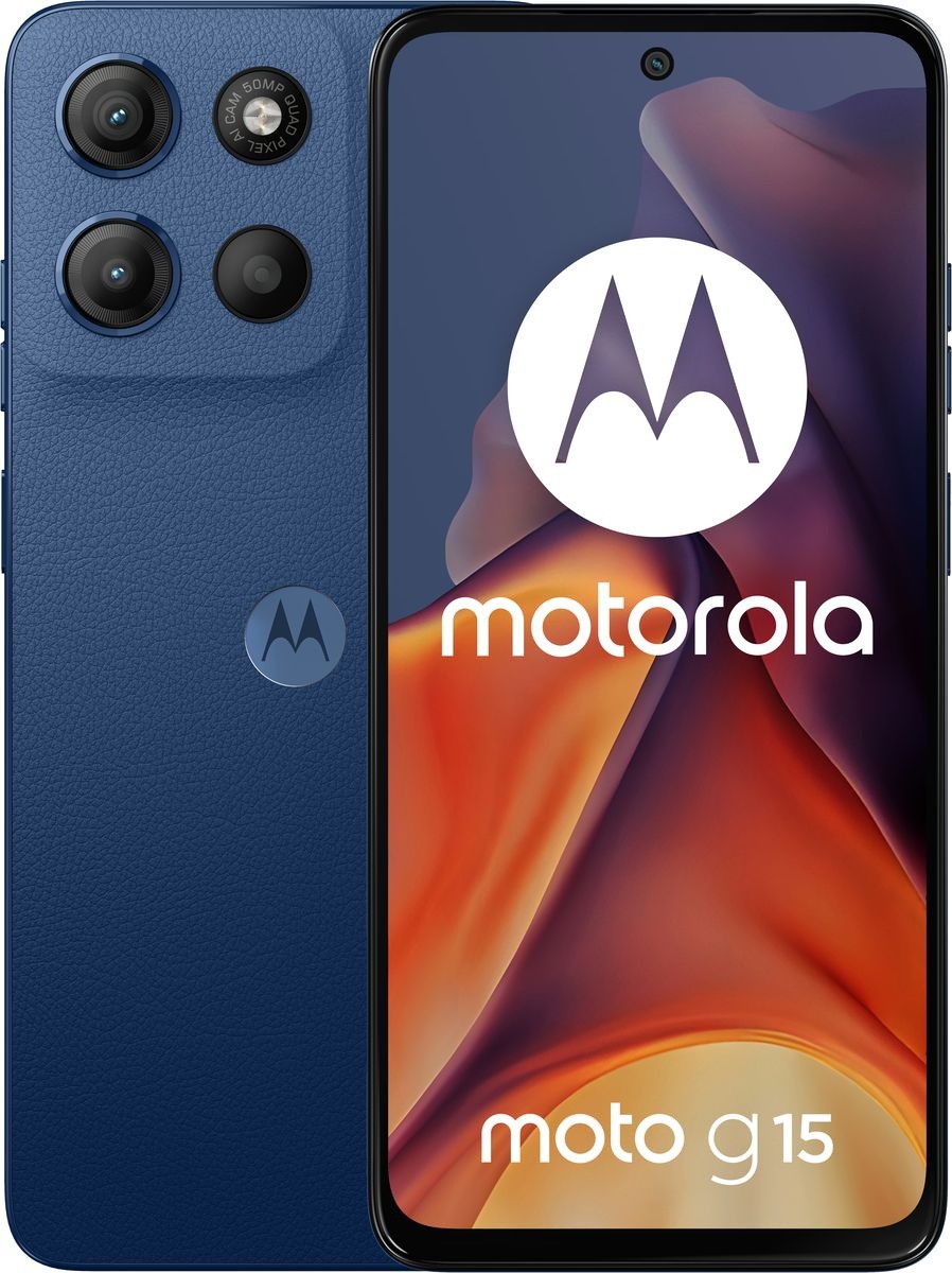 Motorola Moto g15 256GB 4G Sea Blue - Mobiele telefoon