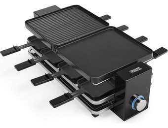 Princess 162925 Raclette Piano Black 8 - Gourmetstel