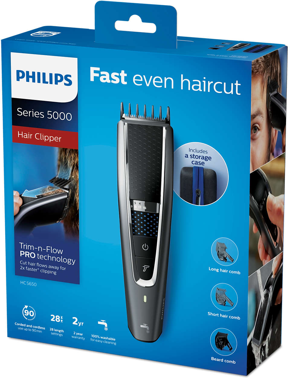 Philips Hairclipper Series 5000 HC5650/15 - Tondeuse