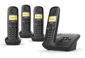 Gigaset A270A Quattro Zwart - Senioren telefoon