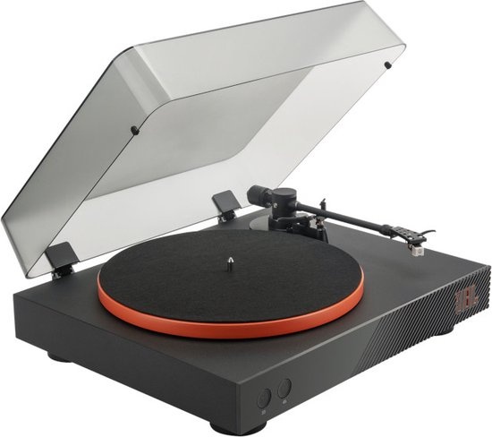 JBL Spinner BT Zwart/Oranje - Platenspeler