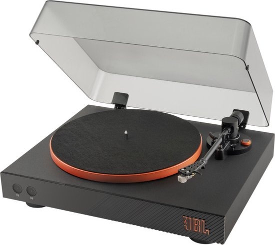 JBL Spinner BT Zwart/Oranje - Platenspeler