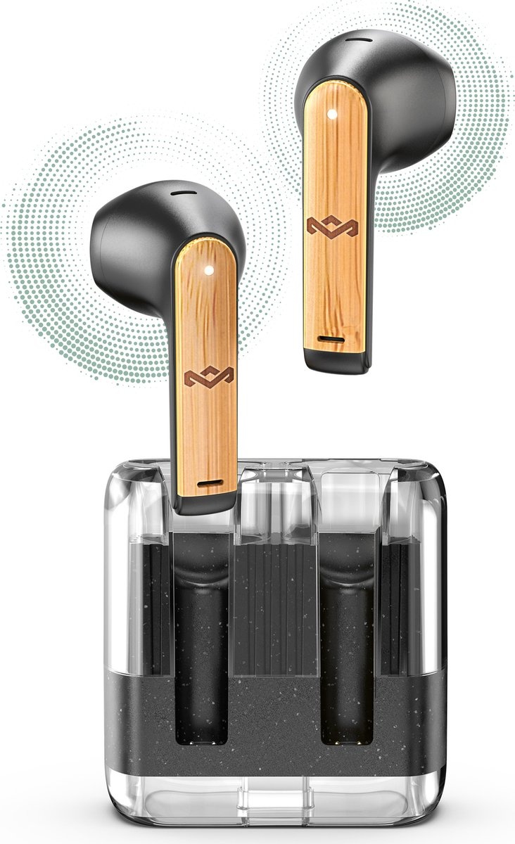 House of Marley Zion True Wireless Black - Draadloze oordopjes