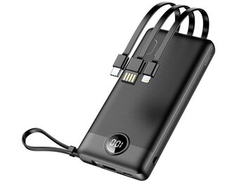 Veger C10 W1147 10.000 mAh Zwart - Powerbank