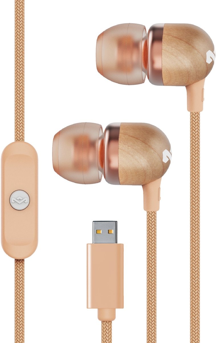 House of Marley Smile Jamaica USB-C Copper - Oordopjes