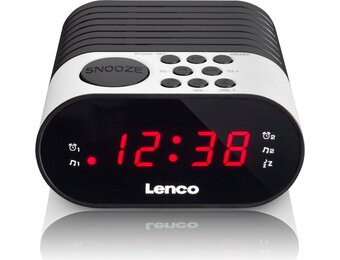 Lenco CR-07 Wit - Wekkerradio