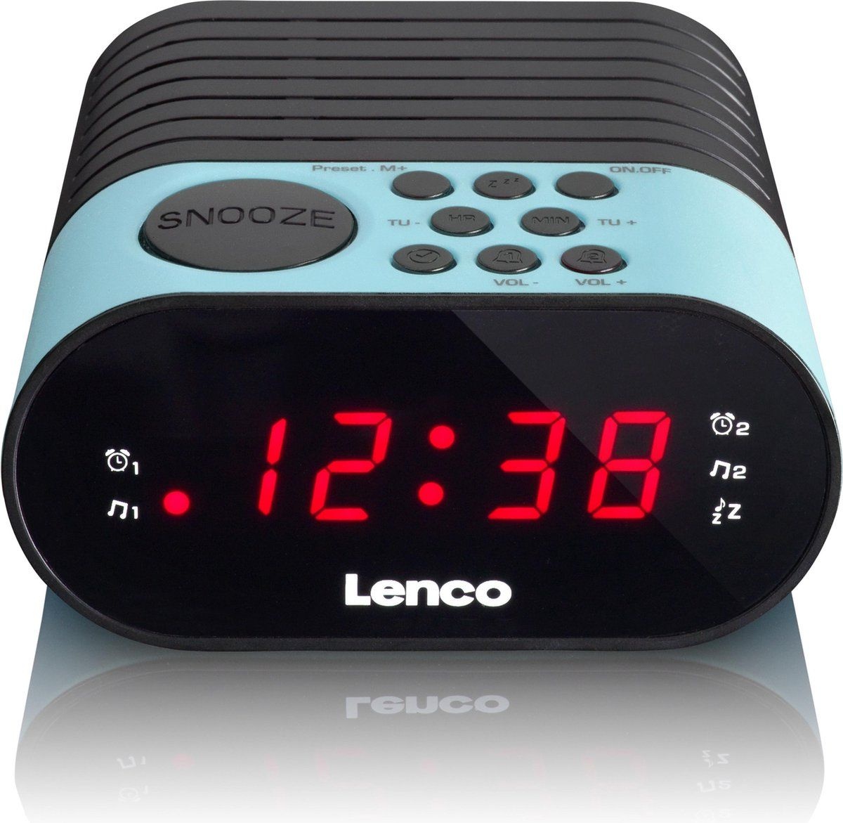 Lenco CR-07 Blauw - Wekkerradio