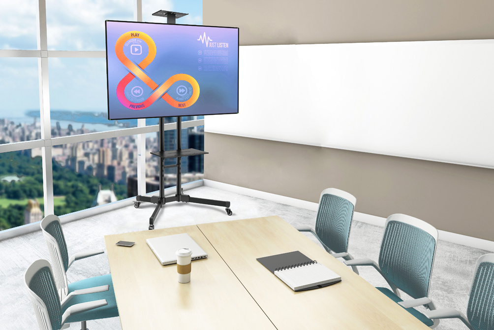 Neomounts by Newstar PLASMA-M1700E verrijdbaar TV meubel - TV muurbeugel