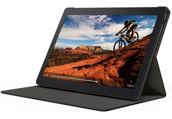 Lenovo Tab M10 Sleeve & Film Flip case Zwart - Tablethoes
