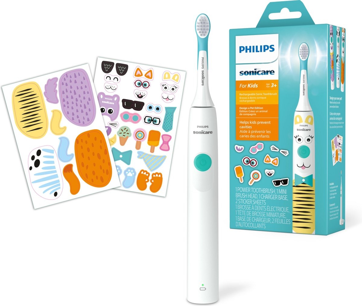 Philips Sonicare For Kids Design a Pet Edition HX3601/01 - Elektrische tandenborstel