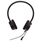 Jabra Evolve 20 MS Stereo (Zwart/Rood) - Headset