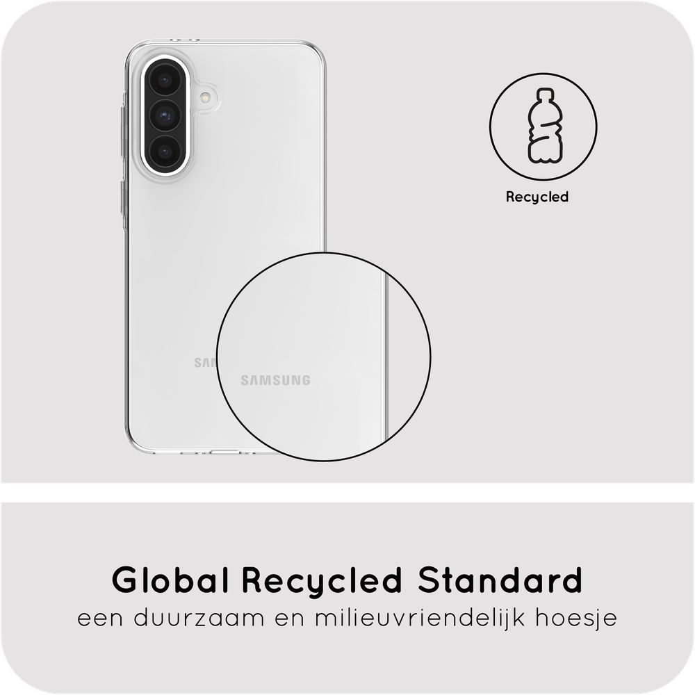 Just in Case Zero% Case Samsung Galaxy A37 Soft TPU Backcover Transparant - Telefoonhoesje