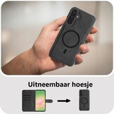 Just in Case PrimeWallet Case  Samsung Galaxy A57 PU leer Zwart - Telefoonhoesje