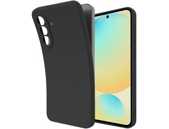 Just in Case Premium Liquid Color TPU Case Samsung Galaxy A26 Zwart - Telefoonhoesje