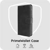 Just in Case PrimeWallet Case Samsung Galaxy A37 PU leer Zwart - Telefoonhoesje