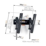Vogel's TVM 3215 Muurbeugel (19-43 inch) - TV muurbeugel