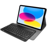 Just in Case Premium Bluetooth Keyboard Cover - Apple iPad 2022 - Zwart - Tablethoes